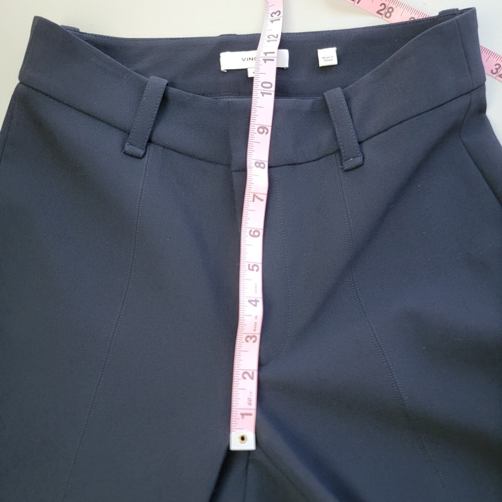Vince Skinny Ankle Pants Womens 4‎ Blue Casual Career Minimalist Stretch - Picture 8 of 15